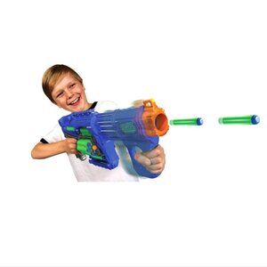 Dart Zone Quatroblast Superflip Quad-Drum Blaster Foam Dart Gun Toy